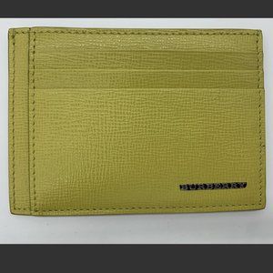 Burberry Bernie Leather Card Case (Bright Citrus)
